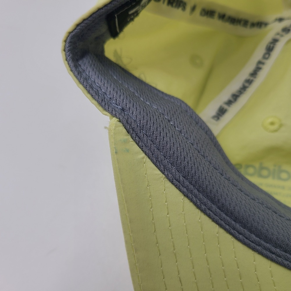 Adidas Hat Strapback Yellow Trefoil Logo Nylon The Brand With The 3 Stripes Men - Picture 15 of 16